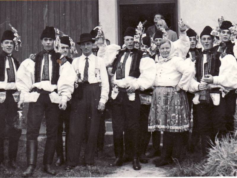 Zelchovské hody v roce 1957.