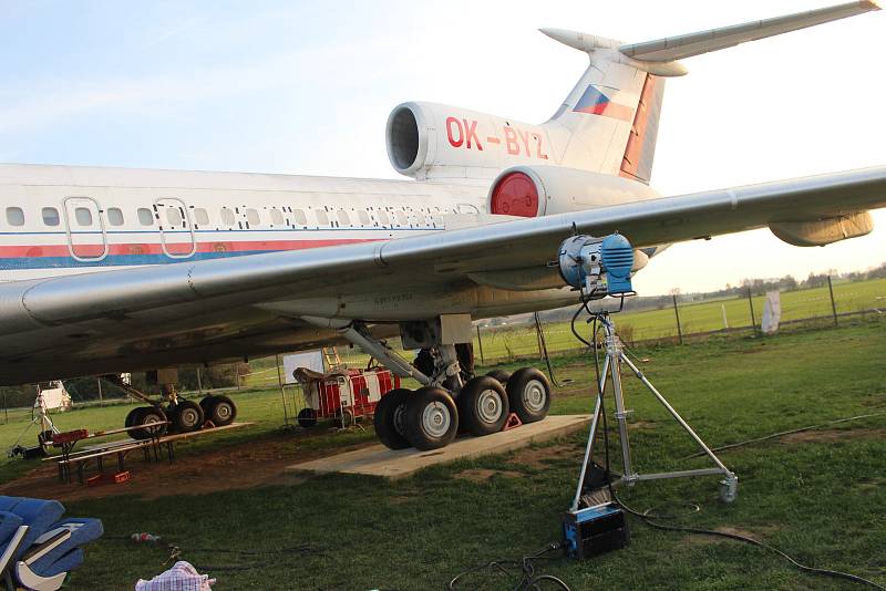 Letecké muzeum v Kunovicích se díky naganskému expresu TU-154 stalo cílem filmařů z chystaného snímku Zátopek.