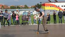 V Dolním Němčí otevřeli skatepark za tři miliony korun, k vidění byla také freestylová show.