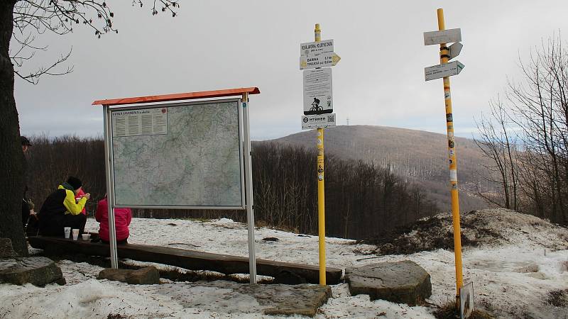 Silvestrovské setkání na Velké Javořině 2021.