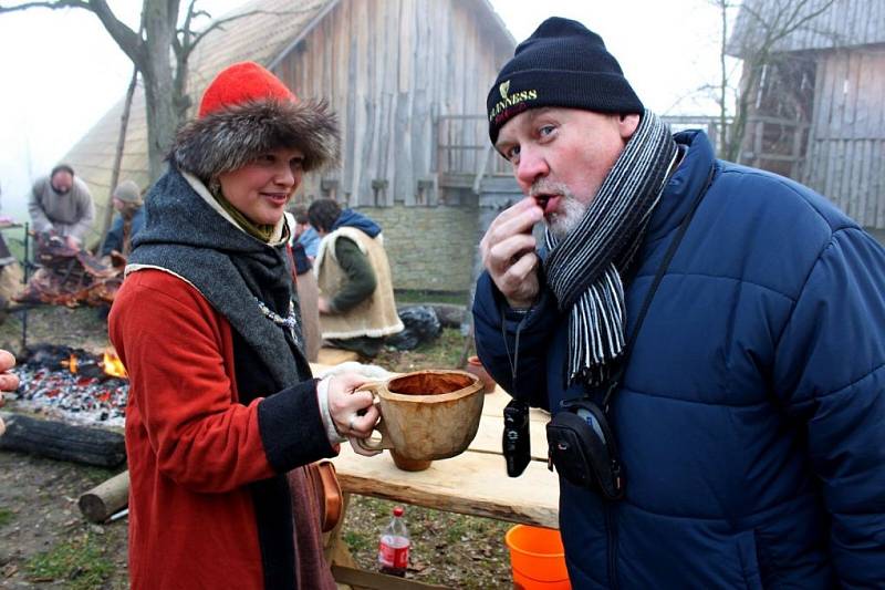 V Archeoskanzenu Modrá přivítali Velkomoravané a jejich přátelé zimu