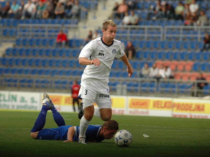 Fotbalisté Slovácka proti soupěřům z Ústí nad Labem.