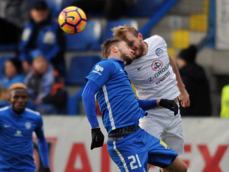 FC Slovan Liberec - 1. FC Slovácko. Komlichenko Nikolay, Daníček Vlastimil