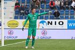 Sobotní derby v Uherském Hradišti opanovalo domácí Slovácko (bílé dresy), které zvítězilo nad Zlínem 3:0.