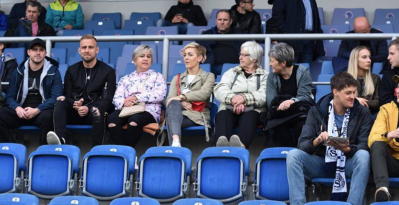 Fotbalisté Slovácka (v bílých dresech) ve 27. kolo FORTUNA:LIGY podlehli Plzni 0:1.