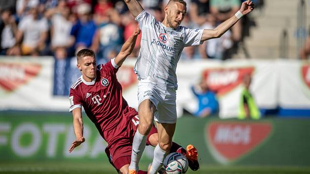 Finále českého fotbalového poháru MOL Cupu: 1. FC Slovácko - Sparta Praha, 18. května 2022 v Uherském Hradišti.