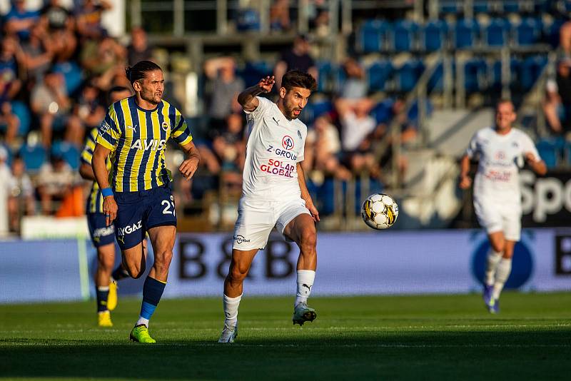 Odvetné utkání 3. předkola fotbalové Evropské ligy: 1. FC Slovácko - Fenerbahce Istanbul, 11. srpna 2022, Uherské Hradiště.