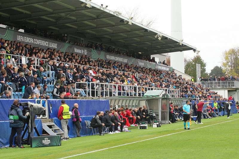 Fotbalisté Slovácka se v pátek doma utkali v Evropské konferenční lize s Kolínem nad Rýnem