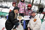 Malí sportovci soutěžili v pátek 4. února v Prvním ročníku dětských lyžařských závodů o Chřibákův dort na sjezdovce ve Ski parku v Osvětimanech.