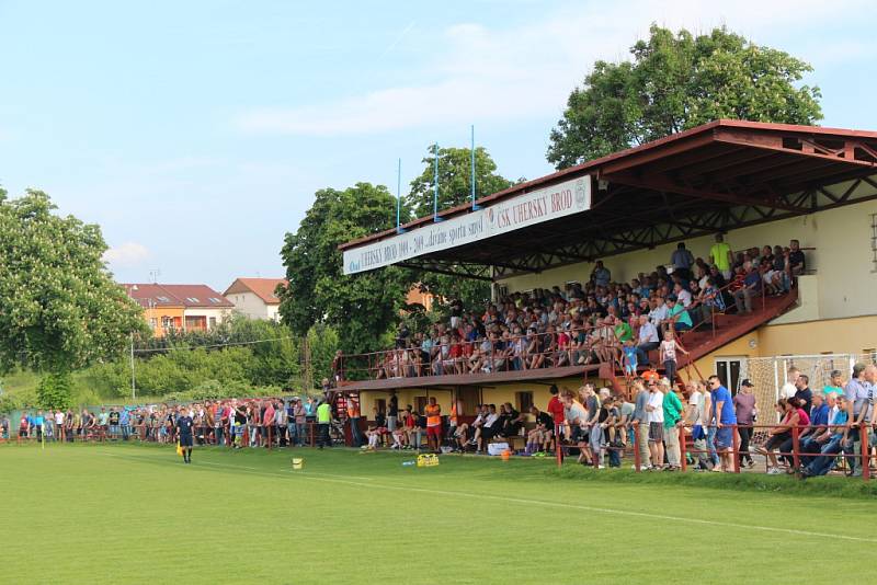 Uherský Brod - Hodonín 2:2 (0:1) Uherský Brod (v červeném).