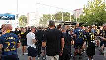 Fotbalisté Slovácka se v play off Evropské konferenční ligy utkali s AIK Stockholm.