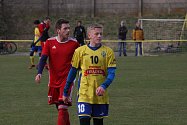 Talentovaný šestnáctiletý fotbalista Starého Města Jakub Obdržálek (ve žlutém dresu).