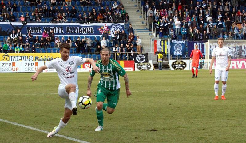 Slovácko (v bílém) proti Bohemians