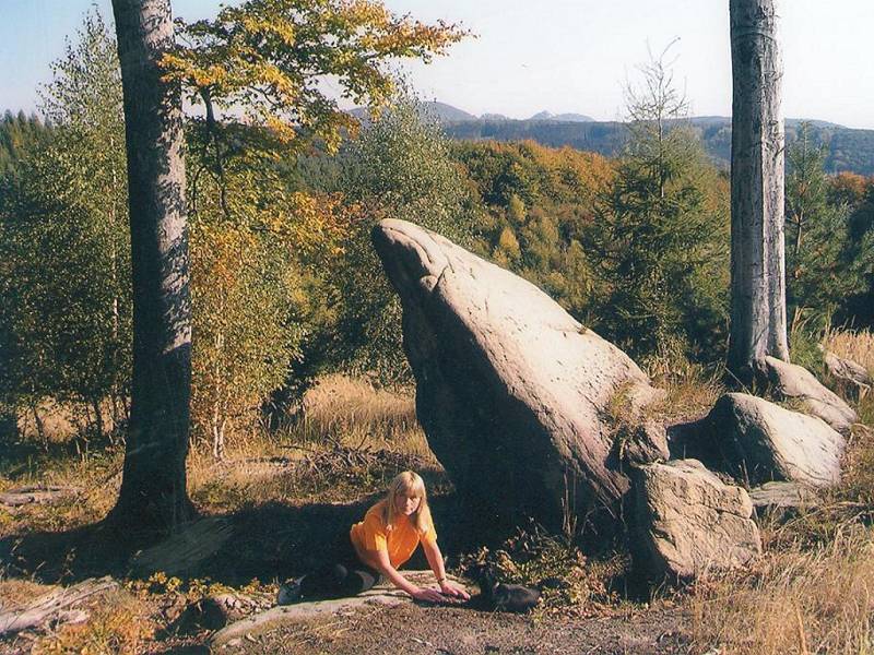 Zikmundova skála v Chřibech.