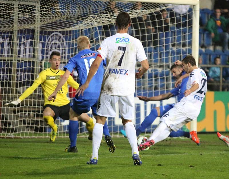 Uherské Hradiště Fotbal Synot liga 1. FC Slovácko - FC Baník Ostrava. 