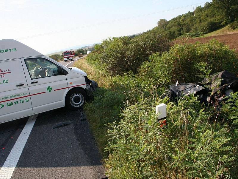 Smrtelná dopravní nehoda u motorestu Pepčín u Uh. Brodu.