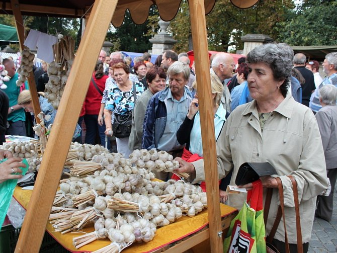 Slavnosti česneku v Buchlovicích. Ilustrační foto.