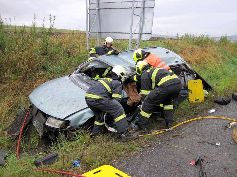 Vrtulník záchranné služby musel ve čtvrtek 11. srpna zasahovat nedaleko Bánova. 