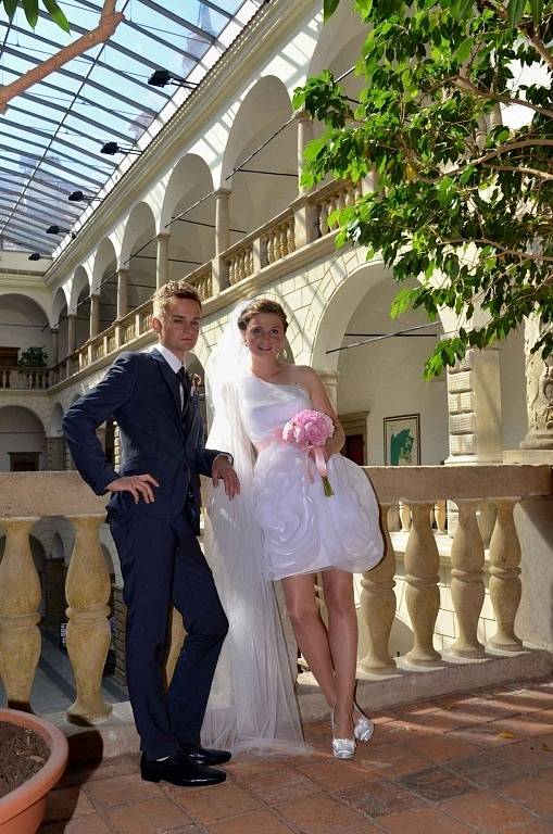 Soutěžní svatební pár číslo 55 - Eva a Petr Škrobánkovi, Jindřichov.