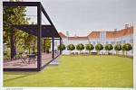 Plán proměny zahrady Panského domu v Uherském Brodě