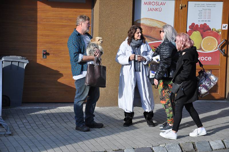 Natáčení filmu Tichý společník v okolí Uherského Brodu