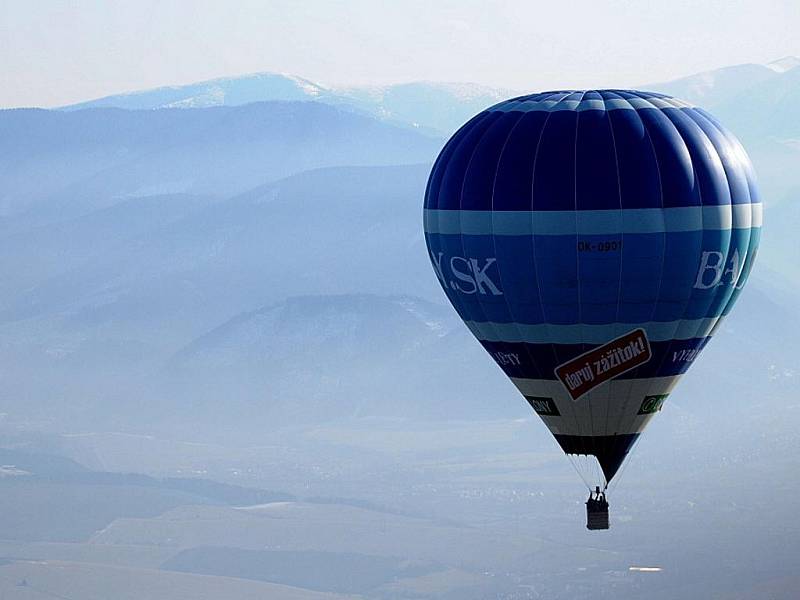 Přelet Vysokých Tater v horkovzdušných balonech