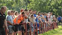 Uherský Brod - Hodonín 2:2 (0:1) Uherský Brod (v červeném).