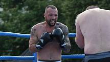 Začátek Slováckého léta zpestřil exhibiční boxerský zápas mistra světa Lukáše Konečného s Ondřejem Chudobou i souboje členů Gym-k.o. boxing team.