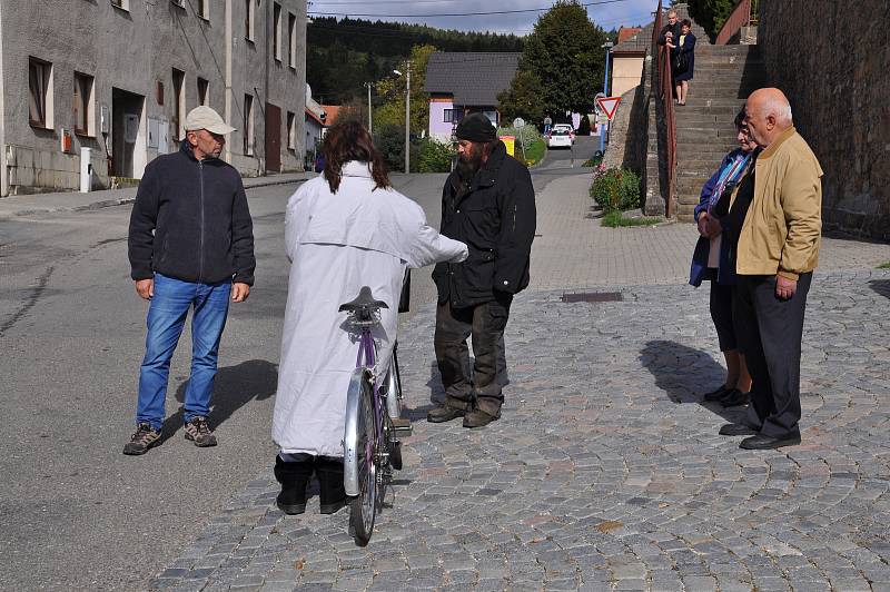 Natáčení filmu Tichý společník v okolí Uherského Brodu