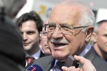 Prezident České republiky Václav Klaus.