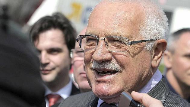 Prezident České republiky Václav Klaus.