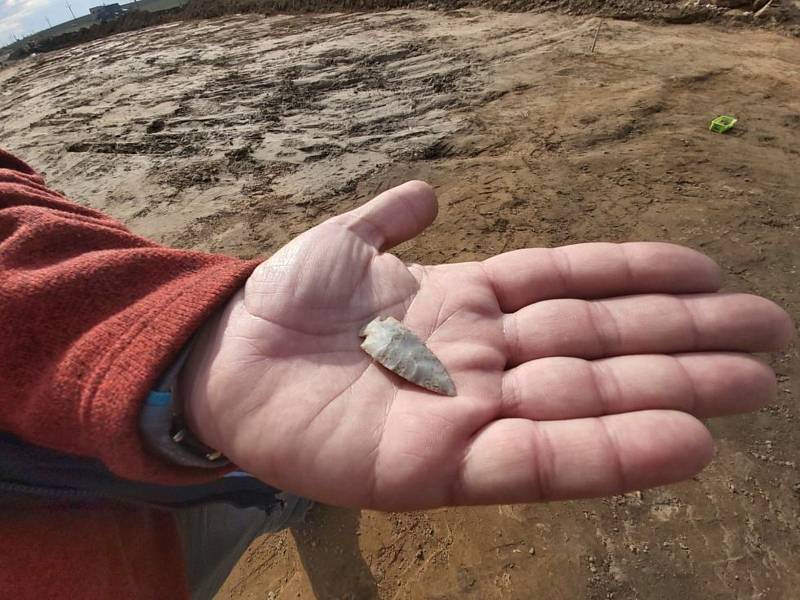 Archeologický výzkum v  úseku budoucí dálnice D55 mezi Babicemi a Starým Městem