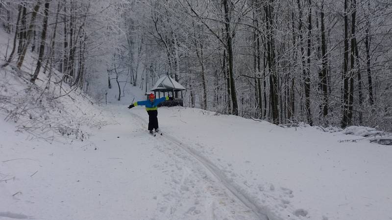 Skvělá zpráva pro příznivce běžkařského lyžování. O víkendu byla prošlápnutá stopa na Velkou Javořinu.