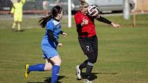 Fotbalistka Uherského Brodu Juana Jenny Chovancová.