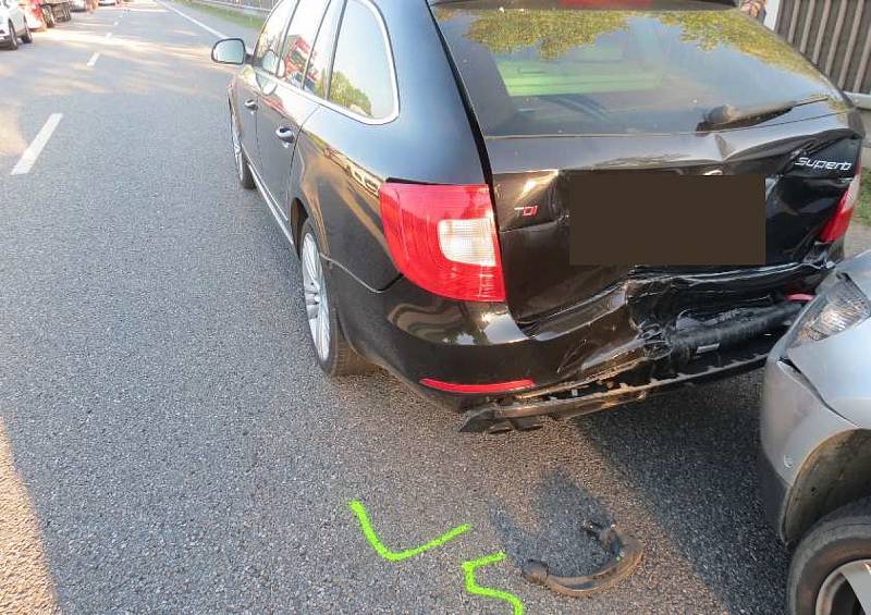 Nehody na silnice I/50 mezi Podolím a Veletinami, 27.6.2019.