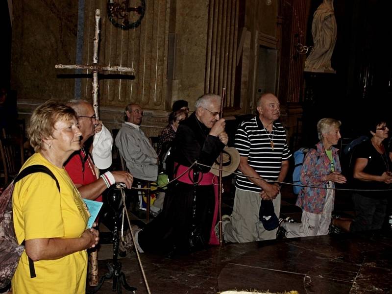 Věřící se v pátek vydali na cestu do Olomouce. 