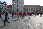  Fanoušci Zbrojovky Brno v zápase na Slovácku