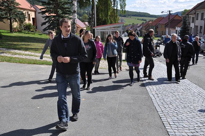 Natáčení filmu Tichý společník v okolí Uherského Brodu