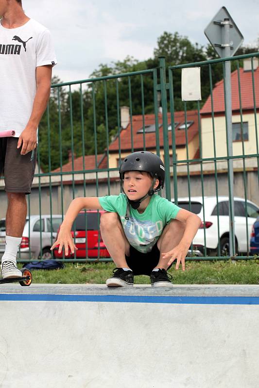 Skatepark v Uherském Hradišti slavnostně otevřeli v pátek 25. června 2021