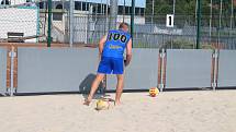 Sedmý ročník benefičního turnaje smíšených dvojic Afrika Beach Open v Uherském Hradišti.