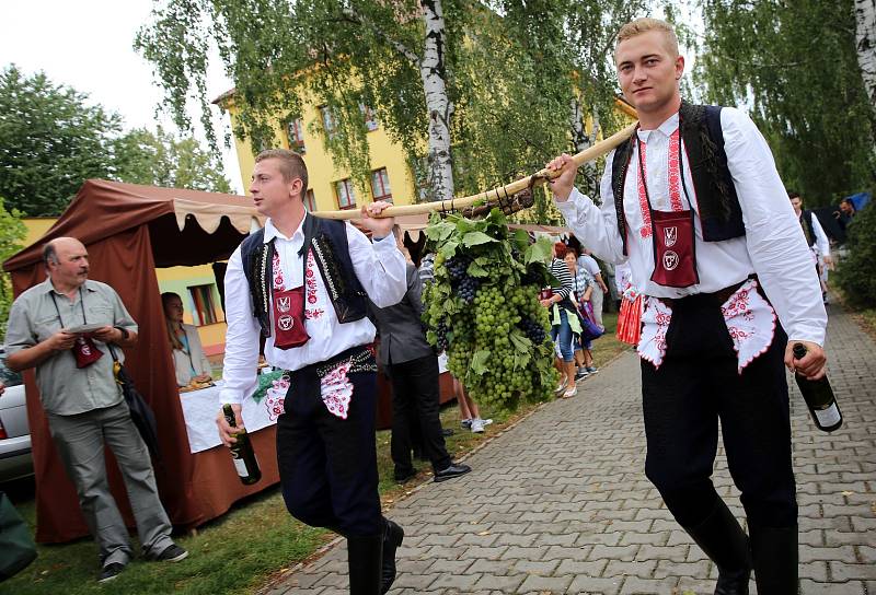 Slavnostní vyhlášení výsledků X. ročníku soutěže TOP Víno Slovácka 2017 v Polešovicích. Jedná se o regionální ocenění nejlepších vín Slovácka