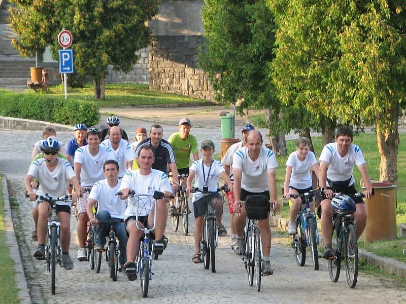 Cyklisté dorazili v sobotu vpodvečer na Velehrad
