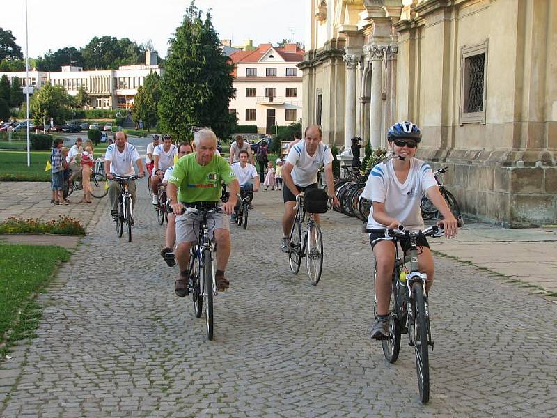 Cyklisté dorazili v sobotu vpodvečer na Velehrad