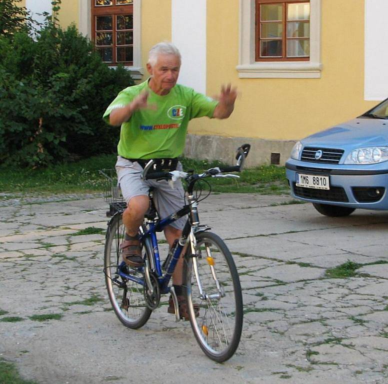 Cyklisté dorazili v sobotu vpodvečer na Velehrad