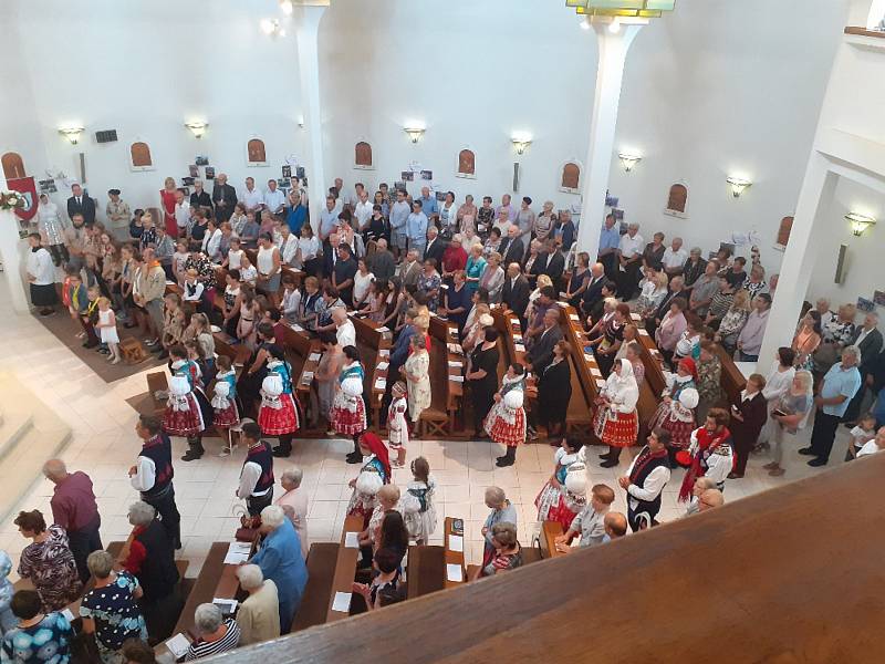 V Suché Lozi oslavili 20. výročí posvěcení kostela sv. Ludmily