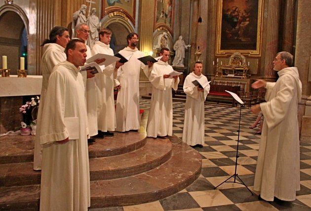 Am Sonntag fand in der Basilika Velehrad ein Konzert der Gregoriana Pragensis Schule statt.