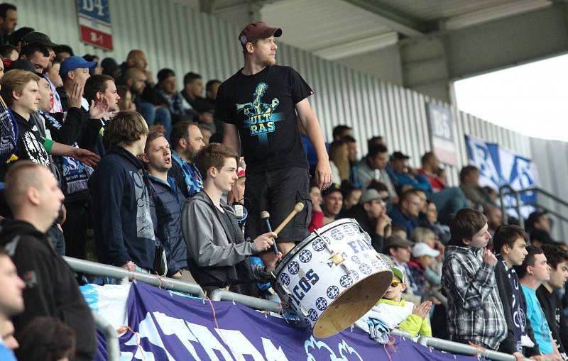 1. FC Slovácko - FC Slovan Liberec (v modrém)