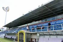 Městský stadion Miroslava Valenty v Uherském Hradišti.