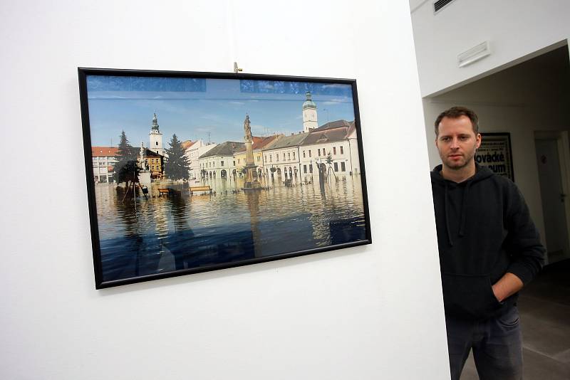 Výstava Povodně v Uherském Hradišti ve Slováckém muzeu.