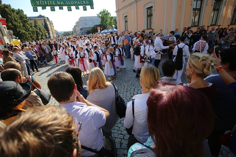 Slavnosti vína Uherské Hradiště 2017. Průvod